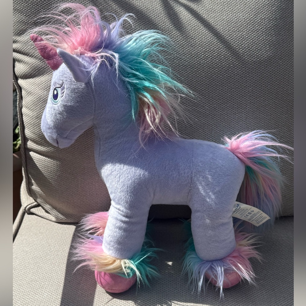 Build-A-Bear Pastel‎ Plush with Multicolor Mane Enchanted Unicorn Fairy Friend - Picture 2 of 9